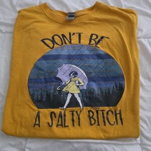 Funny Graphic Tee Don't be A Salty B* - Size XL